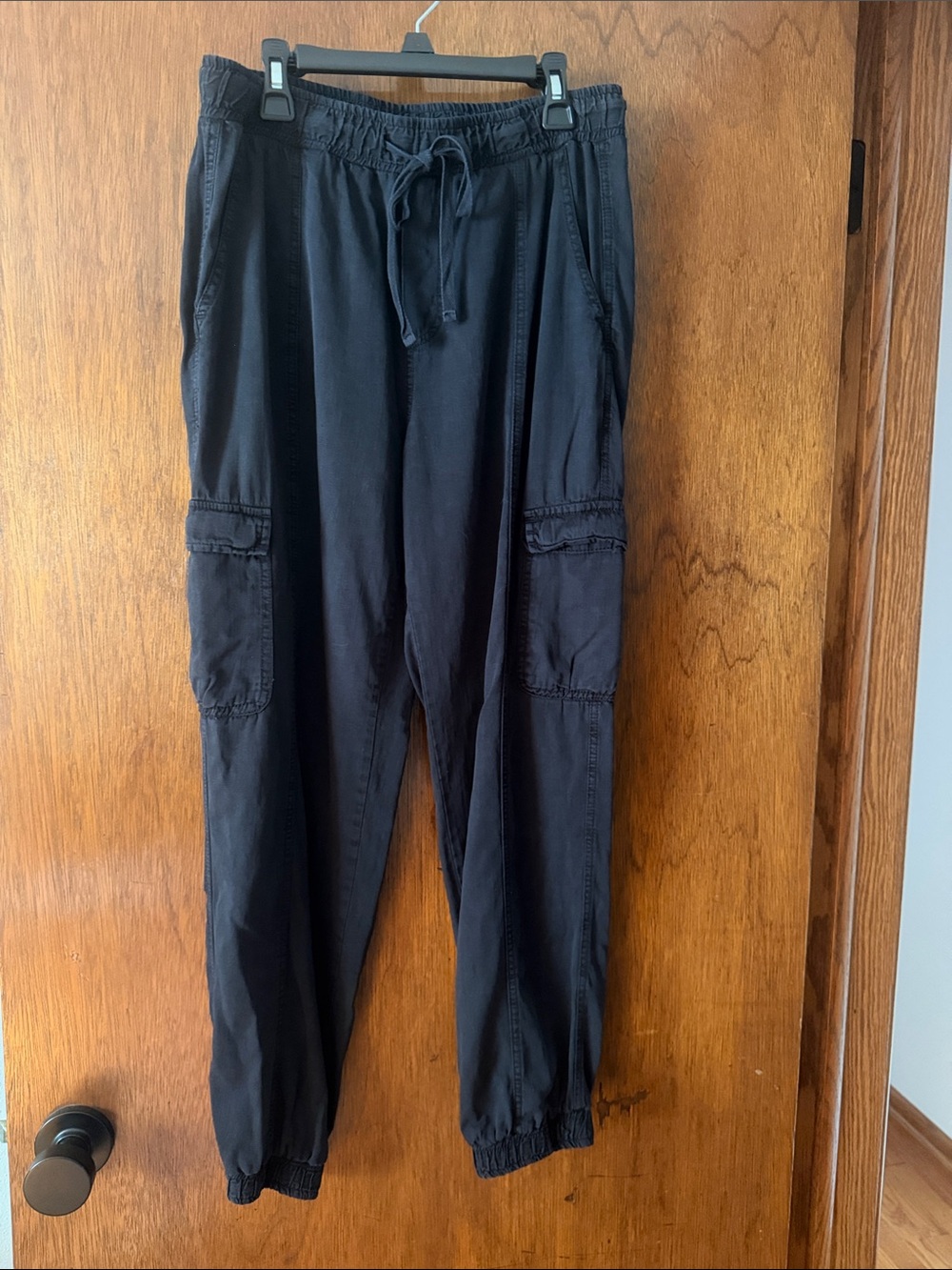 Thread & Supply Black Cargo Jogger Pants